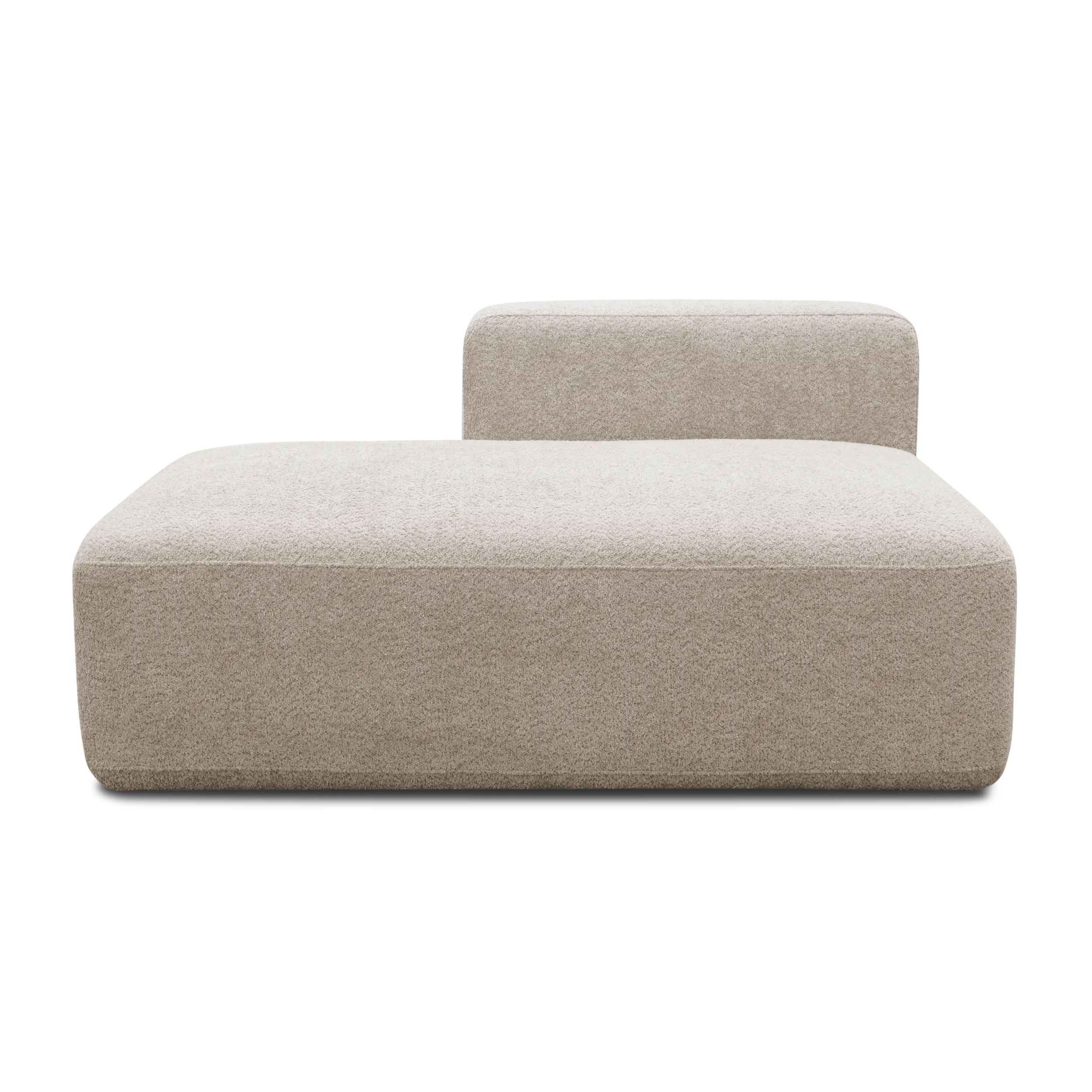 Ottomane-Modul links, Beige