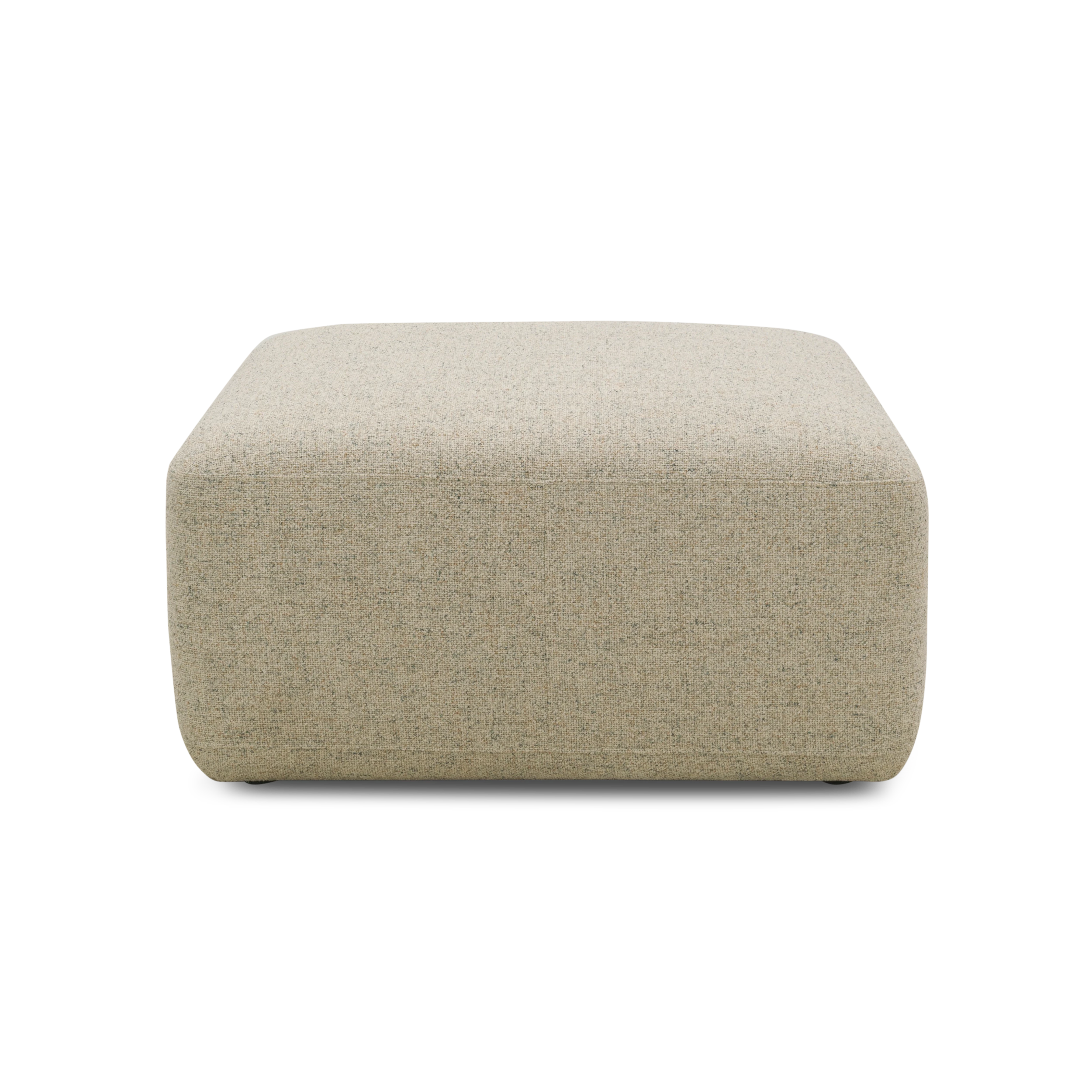 Hocker, Beige-Petrol