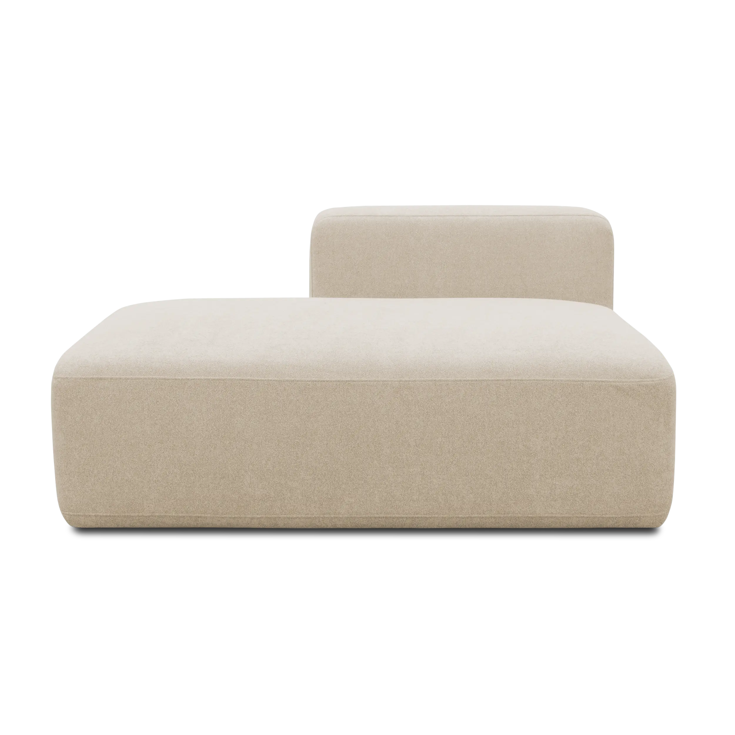 Ottomane-Modul links, Beige