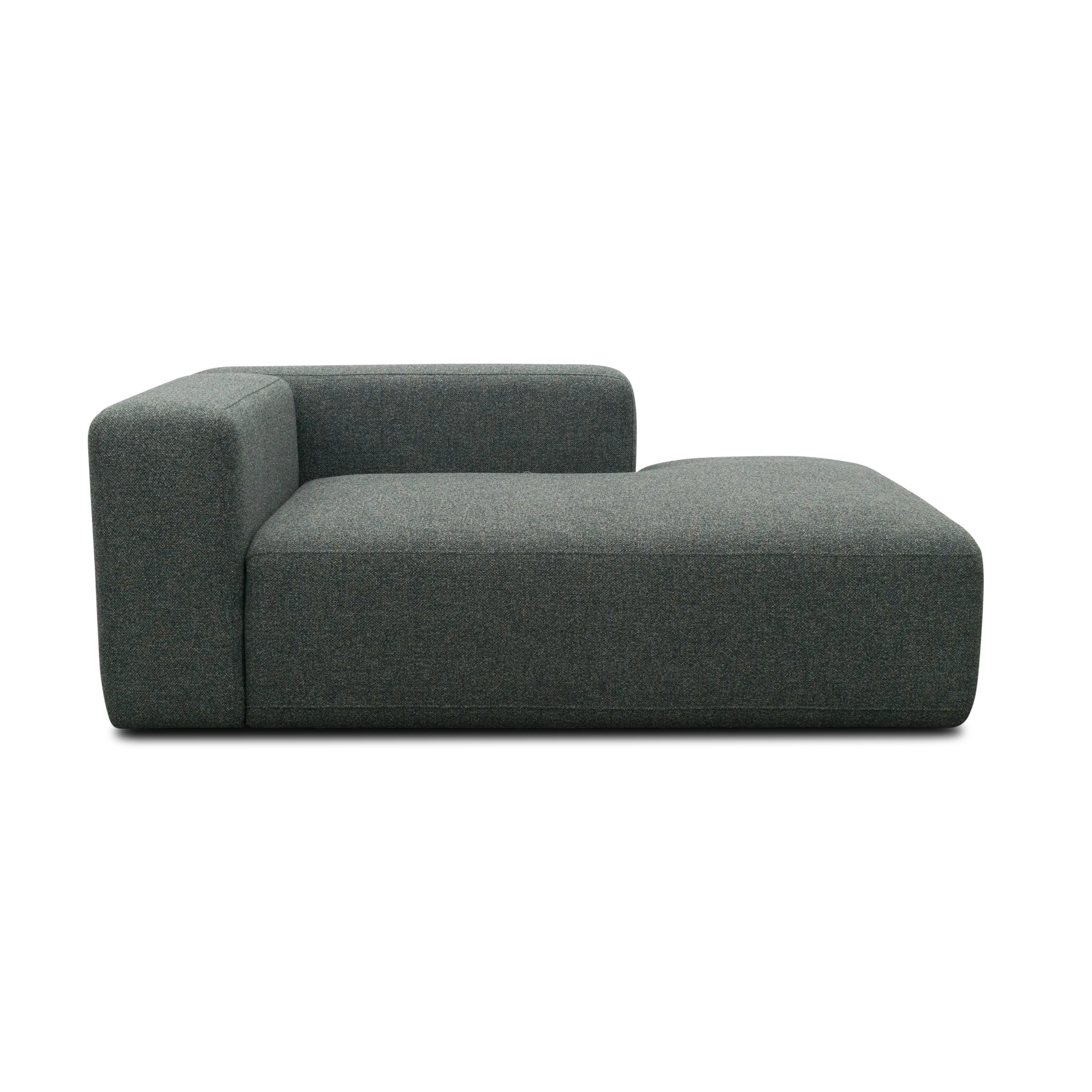 Longchair-Modul links, Blaugrau