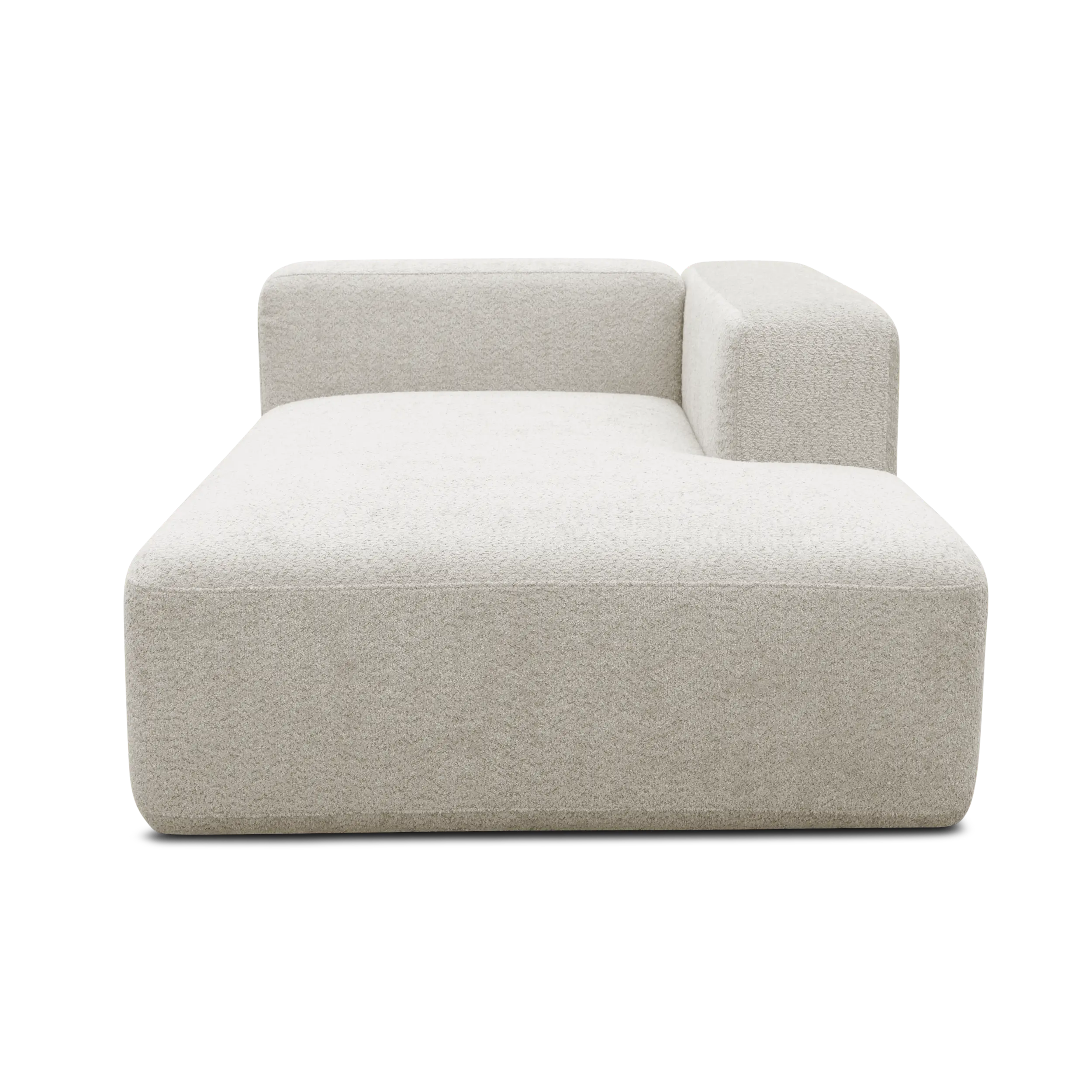 Longchair-Modul rechts, Creme