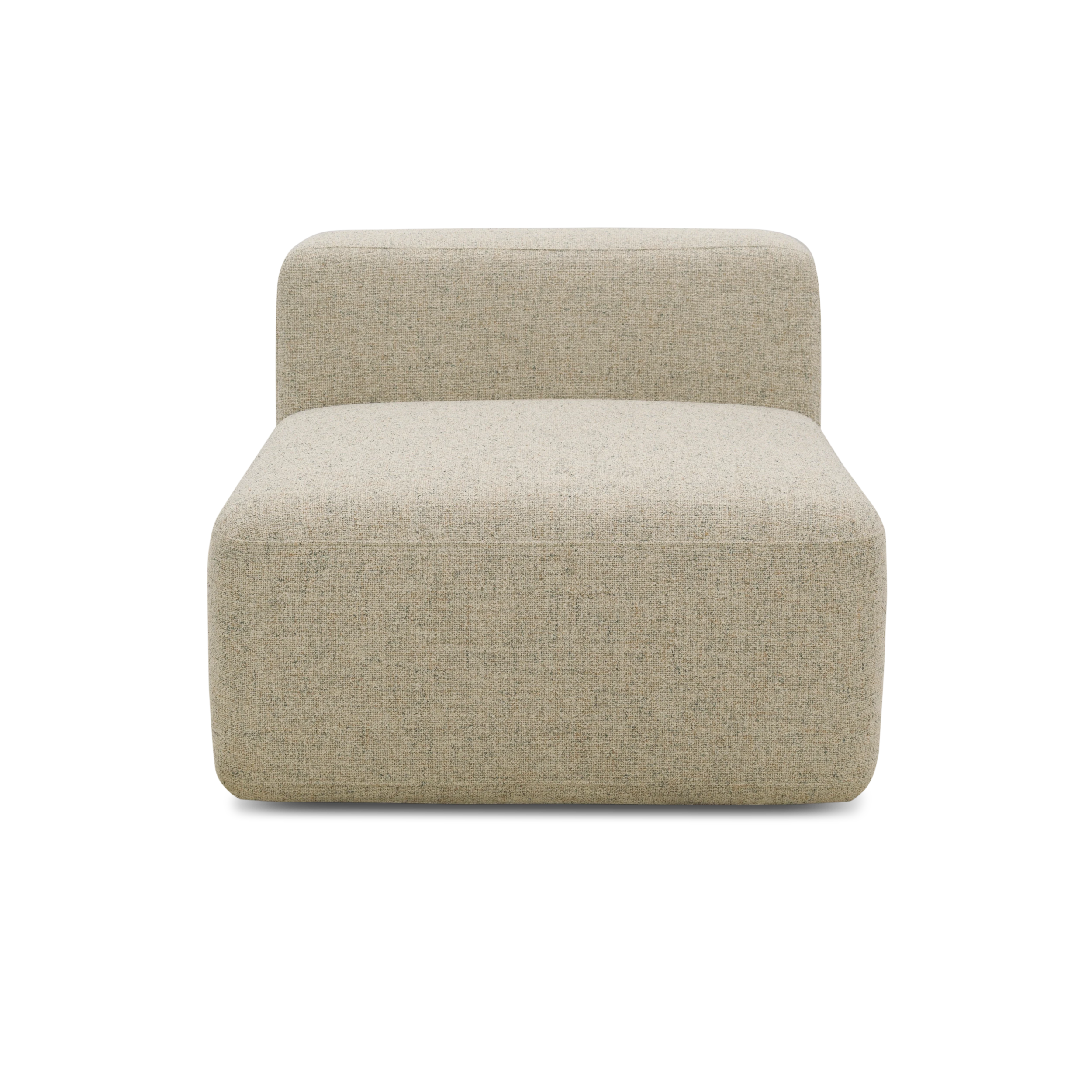 Sessel-Modul, 90 cm, Beige-Petrol