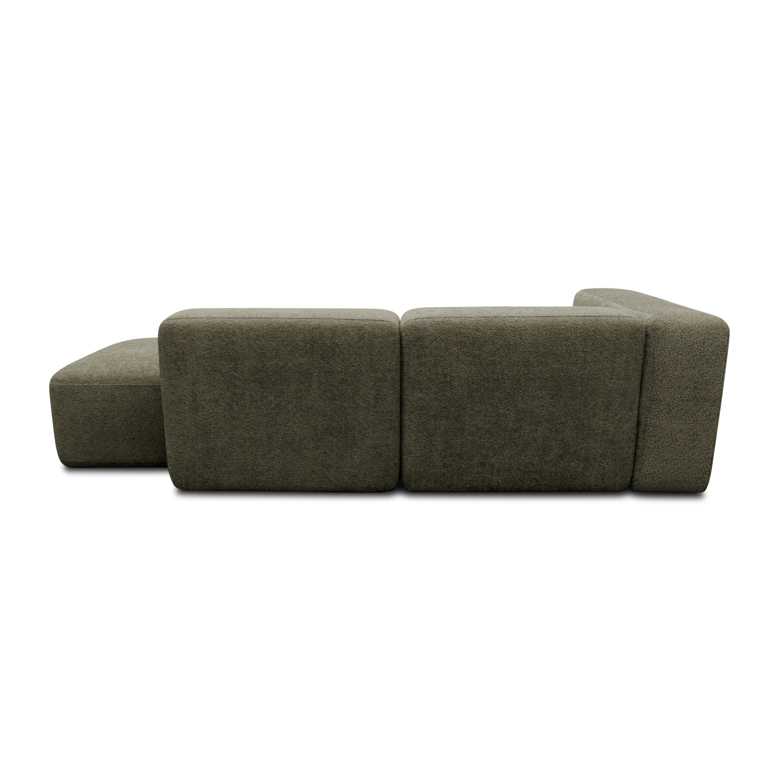 Ecksofa klein, offen, Grün