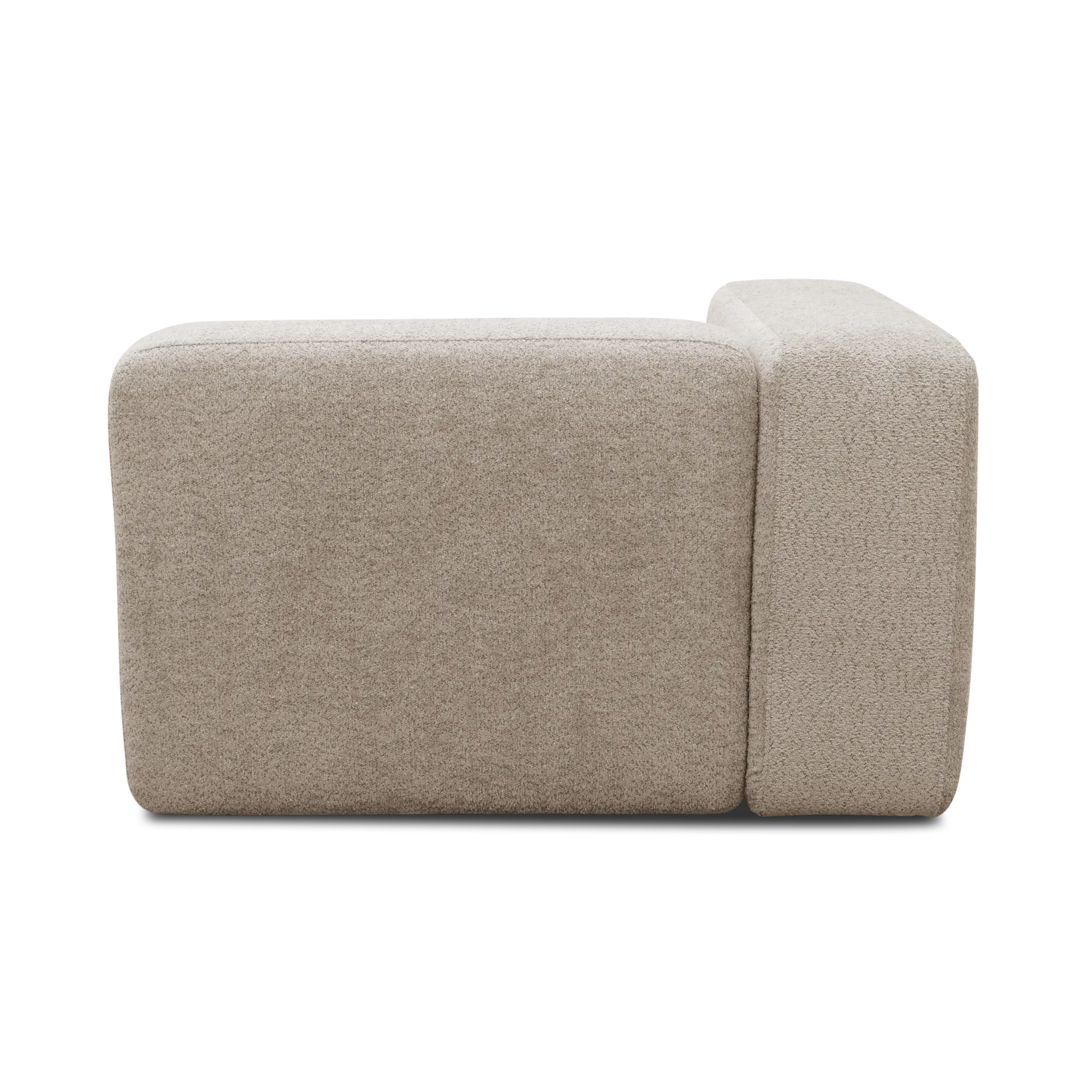 Eck-Modul, Armlehne links, Beige